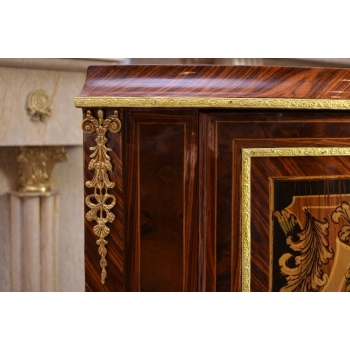 Królewska Komoda Szafa Narożna - Malunki Drewno