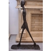 WIELKI Idący Mężczyzna - Walking Man - Giacometti Style - Figura z Brązu
