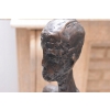 WIELKI Idący Mężczyzna - Walking Man - Giacometti Style - Figura z Brązu