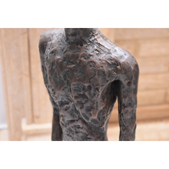 WIELKI Idący Mężczyzna - Walking Man - Giacometti Style - Figura z Brązu