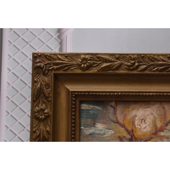 JERZY KOSSAK - Św. Hubert - Patron Myśliwych - Piękny Stary Obraz