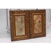 2x Alfons Mucha - Nimfy - Portret Kobiet - Stary Obraz Olejny
