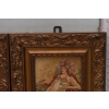 2x Alfons Mucha - Nimfy - Portret Kobiet - Stary Obraz Olejny