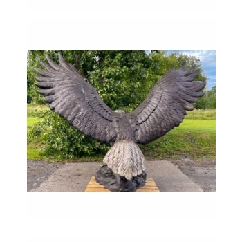 Olbrzymi Groźny Orzeł z Rozłożonymi Skrzydłami - FIGURA Z BRĄZU 360cm