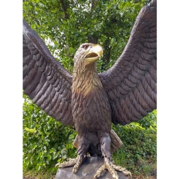 Olbrzymi Groźny Orzeł z Rozłożonymi Skrzydłami - FIGURA Z BRĄZU 360cm