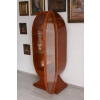 Owalna Witryna Styl Art Deco - Gablotka Serwantka - Salon Gabinet - Gablota