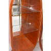 Owalna Witryna Styl Art Deco - Gablotka Serwantka - Salon Gabinet - Gablota