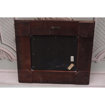 Zimowy Francuski Pejzaż - Jazda na Łyżwach w latach 20 - Obraz Olejny Rama