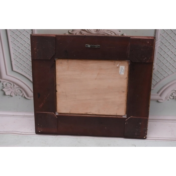 Owoce na Stole - Martwa Natura - Obraz Olejny Rama Złoto Zielona