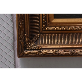 Dwie Kaczki Kaczka Wieś - Obraz Olejny - Złota Rama