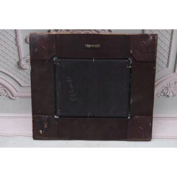 Krowy nad rzeką przy wodopoju KROWA - LATO WIEŚ - Obraz Olejny - Złota Rama