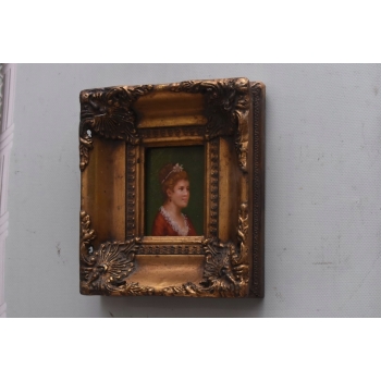 Portret Arystokratki - Obraz Olejny - Złota Rama