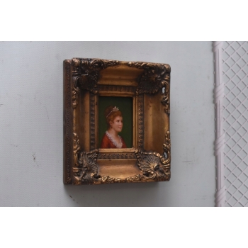 Portret Arystokratki - Obraz Olejny - Złota Rama