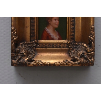 Portret Arystokratki - Obraz Olejny - Złota Rama