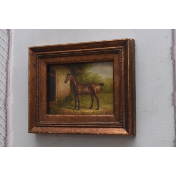 Dziki Koń Konik - Obraz Olejny - Złota Rama