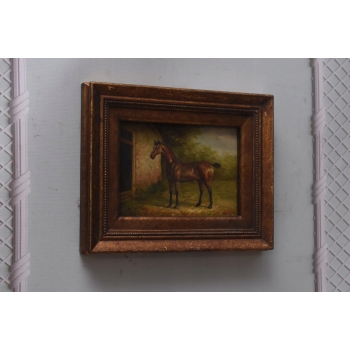 Dziki Koń Konik - Obraz Olejny - Złota Rama