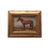 Koń Konik - Scena Rodzajowa - Obraz Olejny - Złota Rama