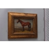 Koń Konik - Scena Rodzajowa - Obraz Olejny - Złota Rama