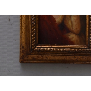 Portret Kobiety Niewiasty - Obraz Olejny - Złota Rama