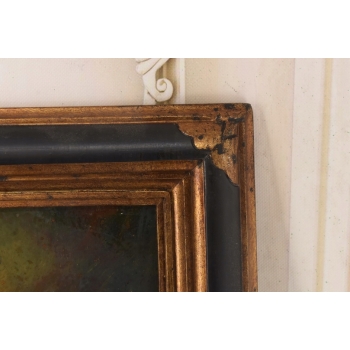 Wróble Na Gałęzi - Ptaki Ptaszki - Obraz Złoto Czarna Rama - Natura