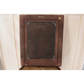 Portret Zamyślonej Dziewczyny - Kobieta w Sypialni Obraz Olejny Złota Rama