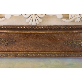 Kowboje Polujący na Byka - Rodeo Kowboj - Obraz Olejny - Zdobiona Rama