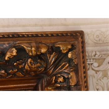 Portret Kobiety w Czerwonej Chuście - Dziewczynka - Obraz Zdobiona Rama