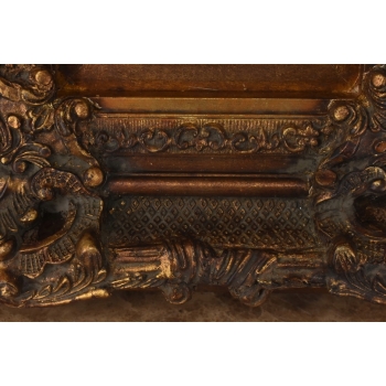 Dżokej Na Koniu - Arystokrata - Obraz Olejny - Piękna Zdobiona Rama