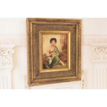 Orientalna Dziewczyna - Egipcjanka - Portret Kobiety - Obraz Olejny