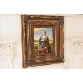 Święta Katarzyna Aleksandryjska - Portret Kobiety - Obraz Olejny - Rama