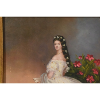 Księżniczka Wiktoriańska - Portret Kobiety - Obraz Olejny Królewski - Rama