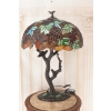 Lampa Witrażowa Tiffany Style - Szkło - Ptaszki na Gałęzi - Lampa Biuro