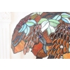 Lampa Witrażowa Tiffany Style - Szkło - Ptaszki na Gałęzi - Lampa Biuro