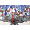 Lampa Witrażowa - Styl Tiffany Glass - Witraż - Ważki Niebieska Ozdoba