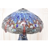 Lampa Witrażowa - Styl Tiffany Glass - Witraż - Ważki Niebieska Ozdoba