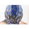 Lampa Witrażowa - Styl Tiffany Glass - Witraż - Ważki Niebieska Ozdoba