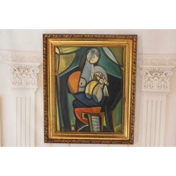 T. KANTOR - ABSTRAKCJA - PICASSO - Obraz Olejny na Płótnie