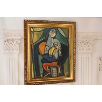 T. KANTOR - ABSTRAKCJA - PICASSO - Obraz Olejny na Płótnie