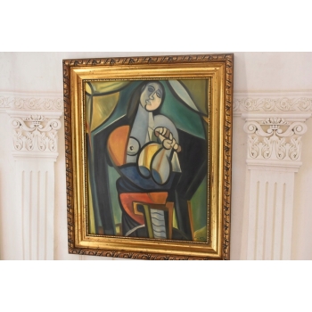 T. KANTOR - ABSTRAKCJA - PICASSO - Obraz Olejny na Płótnie