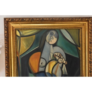 T. KANTOR - ABSTRAKCJA - PICASSO - Obraz Olejny na Płótnie