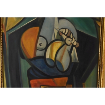 T. KANTOR - ABSTRAKCJA - PICASSO - Obraz Olejny na Płótnie