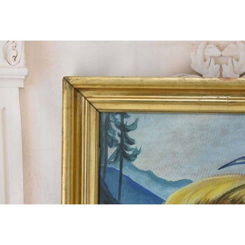 Zofia Stryjeńska - Góral i Góralka - Stary Portret Obraz Olejny