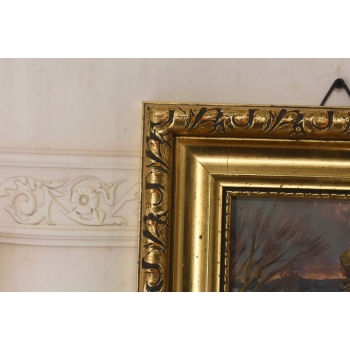 Wojciech Kossak - Zwiad Patrol - Polski Stary Obraz Olejny