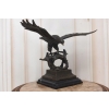 Atakujący Orzeł z Brązu - Sokół Jastrząb - Figura Rzeźba Brąz - Dekoracja