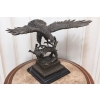 Atakujący Orzeł z Brązu - Sokół Jastrząb - Figura Rzeźba Brąz - Dekoracja