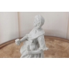 Porcelanowa Figura Kobiety Miśnia - Gospodyni - Biała Porcelana - Dekoracja