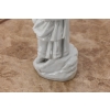 Porcelanowa Figura Kobiety Miśnia - Gospodyni - Biała Porcelana - Dekoracja