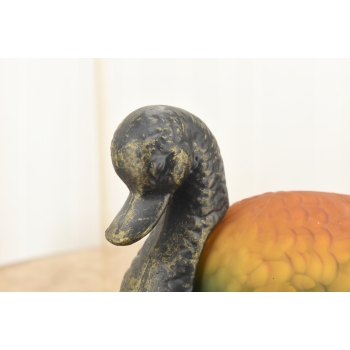 Stojąca Lampka Nocna - Lampa Kaczka Szklany Klosz Tiffany Style Uszkodzona