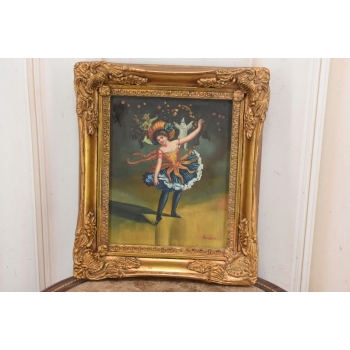 Kobieta w Stroju Karnawałowym - Dziewczyna - Obraz Olejny Na Płótnie