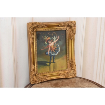 Kobieta w Stroju Karnawałowym - Dziewczyna - Obraz Olejny Na Płótnie